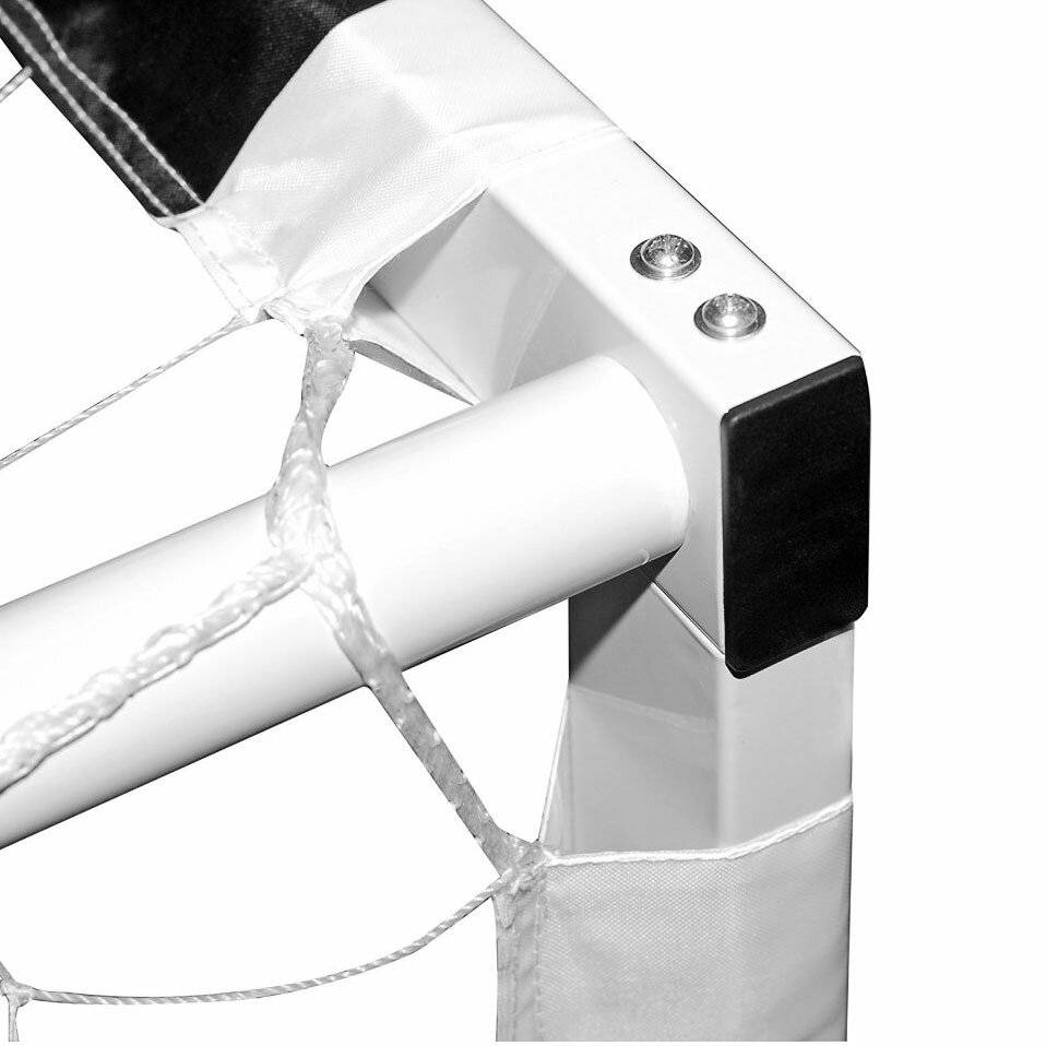 Fußballtor Stadion (weiß/schwarz)