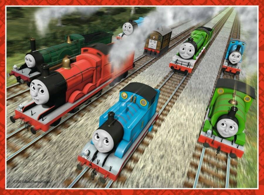 Thomas der Zug Puzzle, 4in1