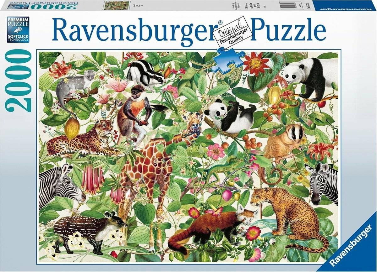 Dschungel-Puzzle, 2000Stück.