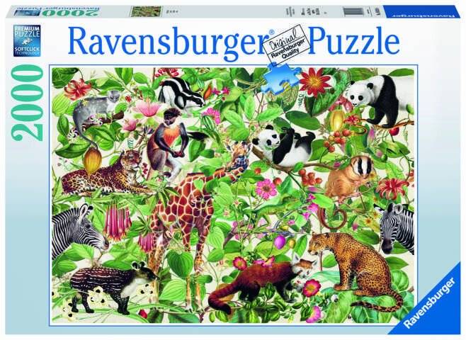 Dschungel-Puzzle, 2000Stück.
