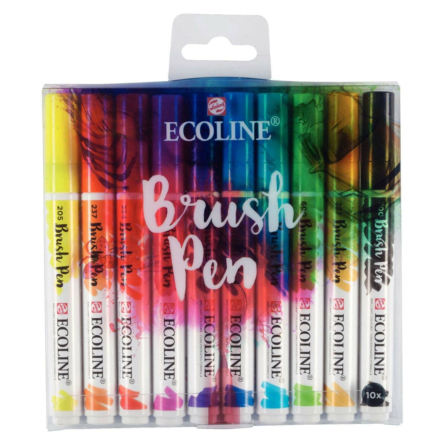 Talens Ecoline Pinselstift, 10 Stück.