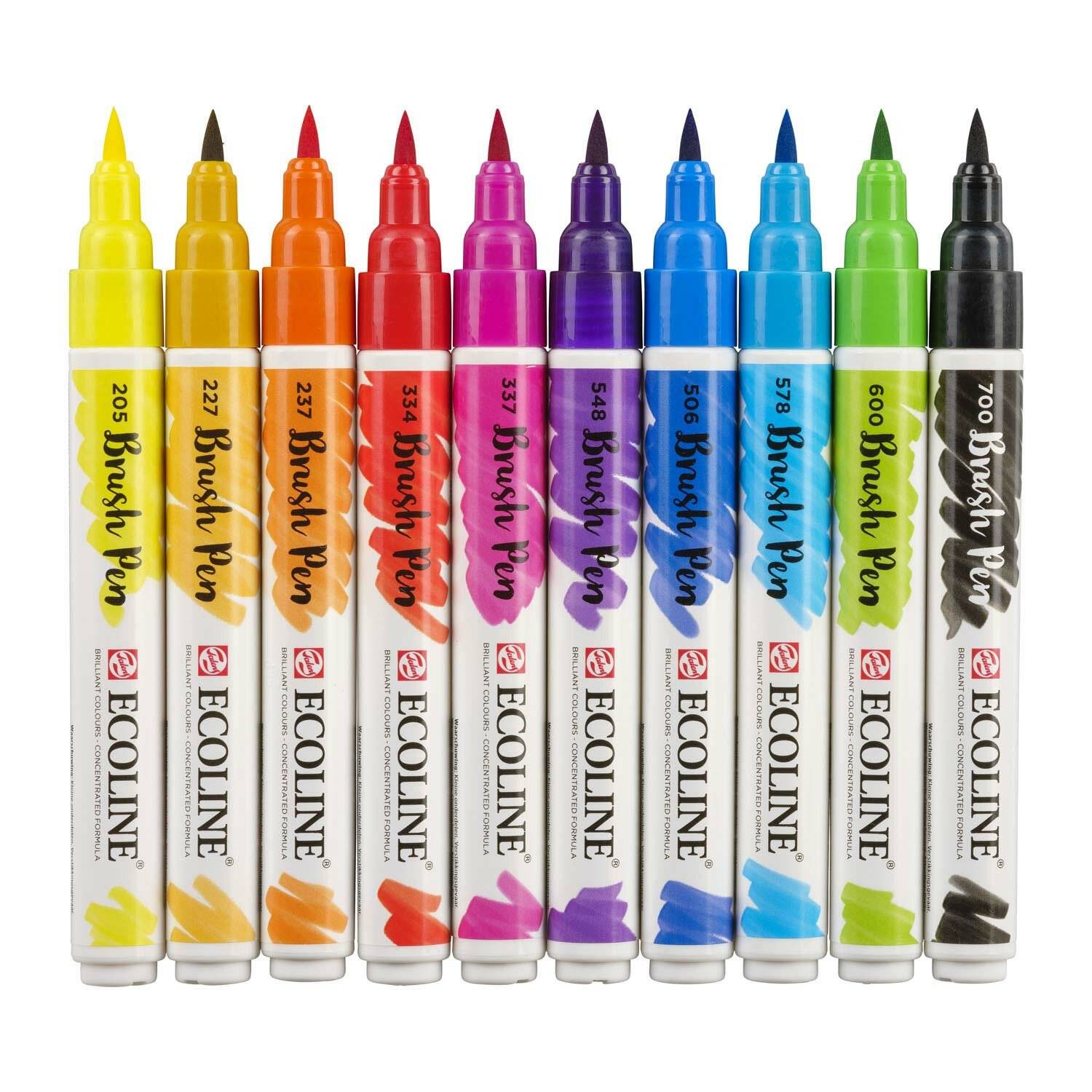 Talens Ecoline Pinselstift, 10 Stück.