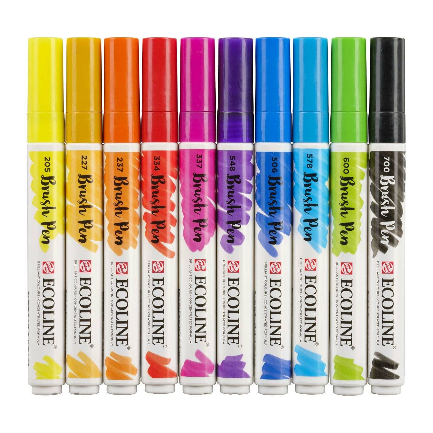 Talens Ecoline Pinselstift, 10 Stück.