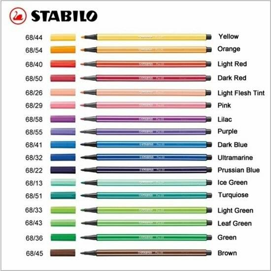 STABILO Filzstift - Eisgrün (68/13)