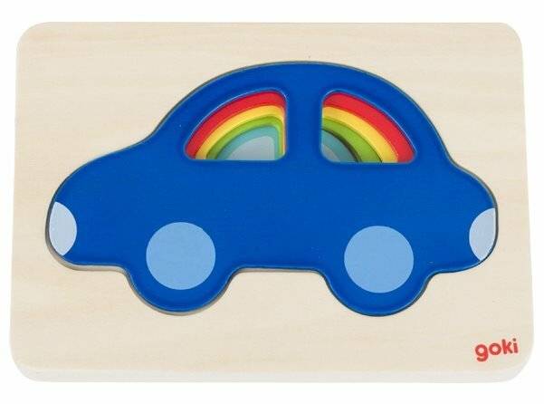 Goki Lagenpuzzle Auto, 5 Lagen