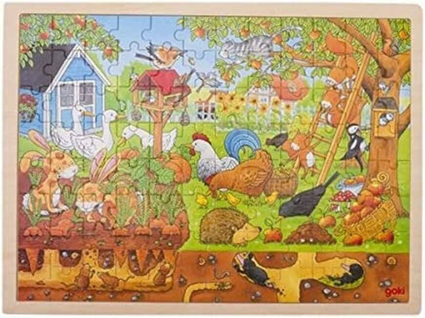 Gollnest & Kiesel Einlegepuzzle Unser Garten ü ber und unter der Erde