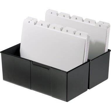 HAN Karteikasten 975-13 DIN A5 quer max. Maße: 22,8 x 17,1 x 10,2 cm (B x H x T)
