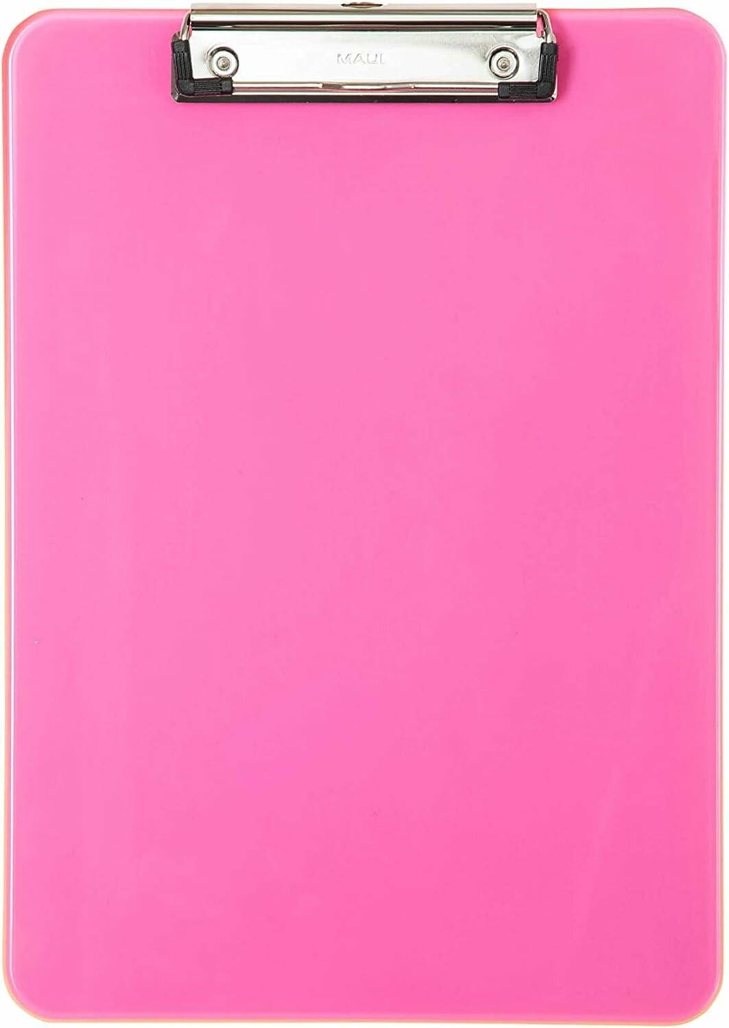 MAUL Klemmbrett MAULneon 2340621 DIN A4 neonpink Kunststoff