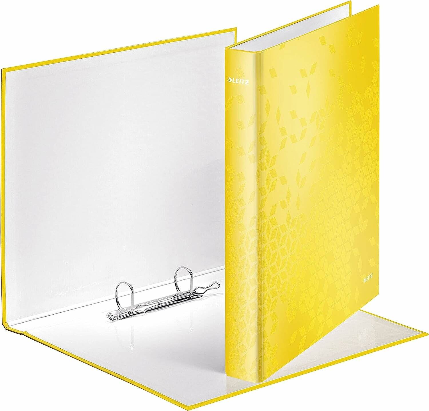 LEITZ WOW Ringbuch 2-Ringe gelb 4,0 cm DIN A4