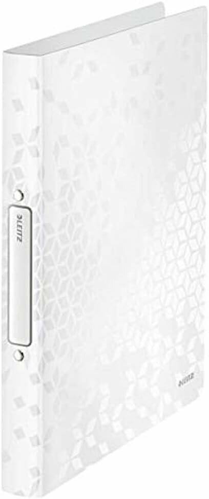LEITZ WOW Ringbuch 2-Ringe perlweiß 3,2 cm DIN A4