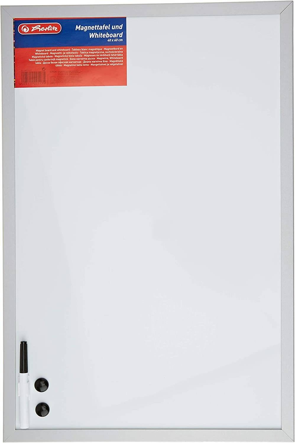 herlitz Whiteboard 60,0 x 40,0 cm weiß lackierter Stahl
