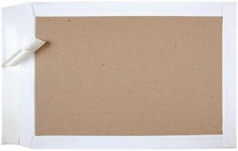 MAILmedia Papprückwandtaschen DIN B4 ohne Fenster weiß 100 St.