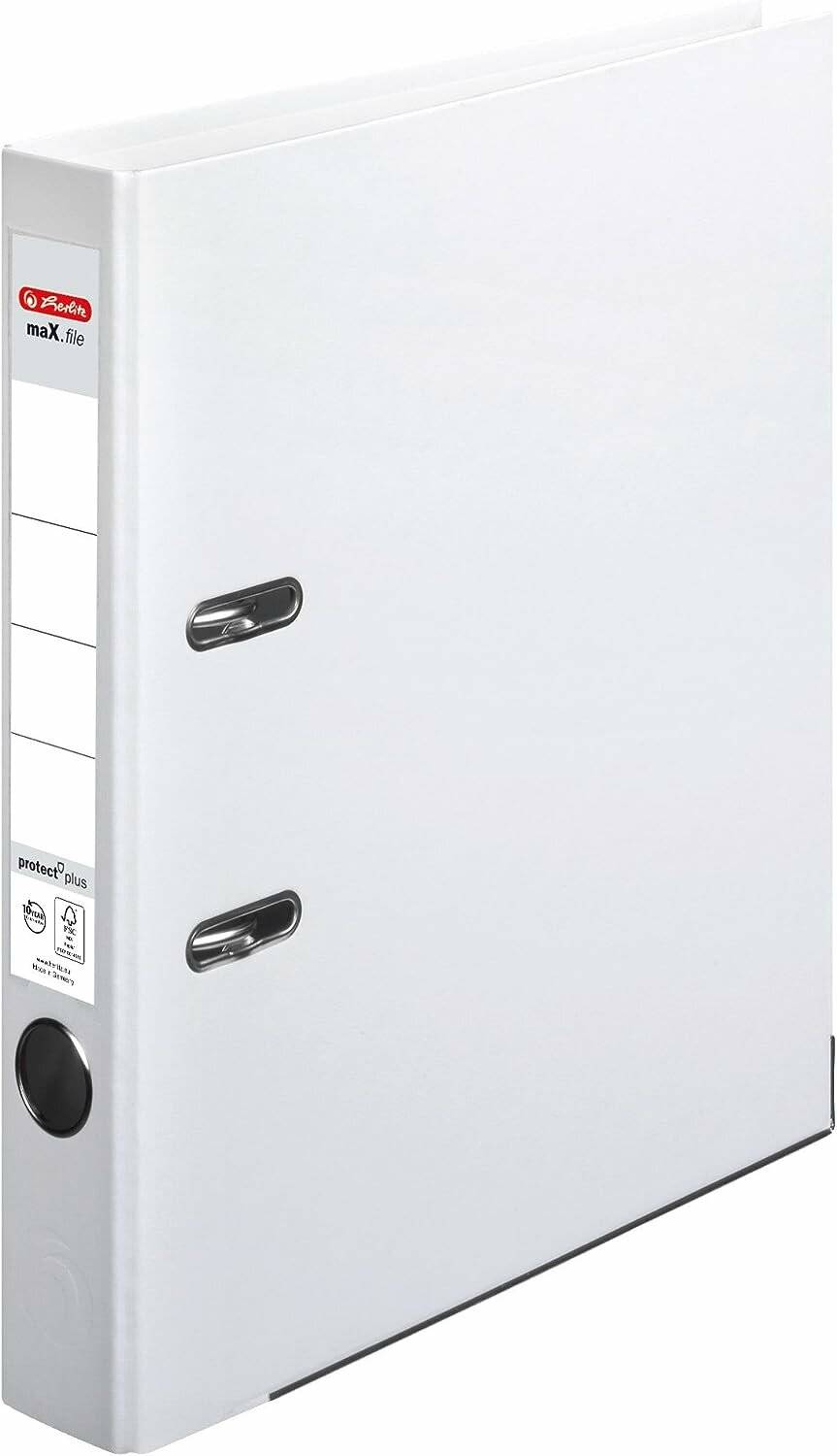 herlitz maX.file protect plus Ordner weiß Kunststoff 5,0 cm DIN A4