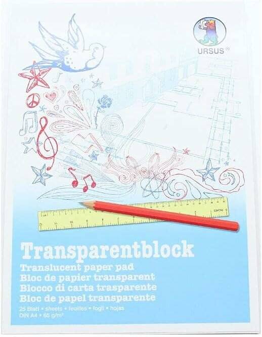 folia Transparentpapier 80 g/qm, 25 Blatt