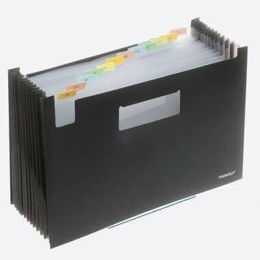 FolderSys Fächermappe 12 Fächer transparent