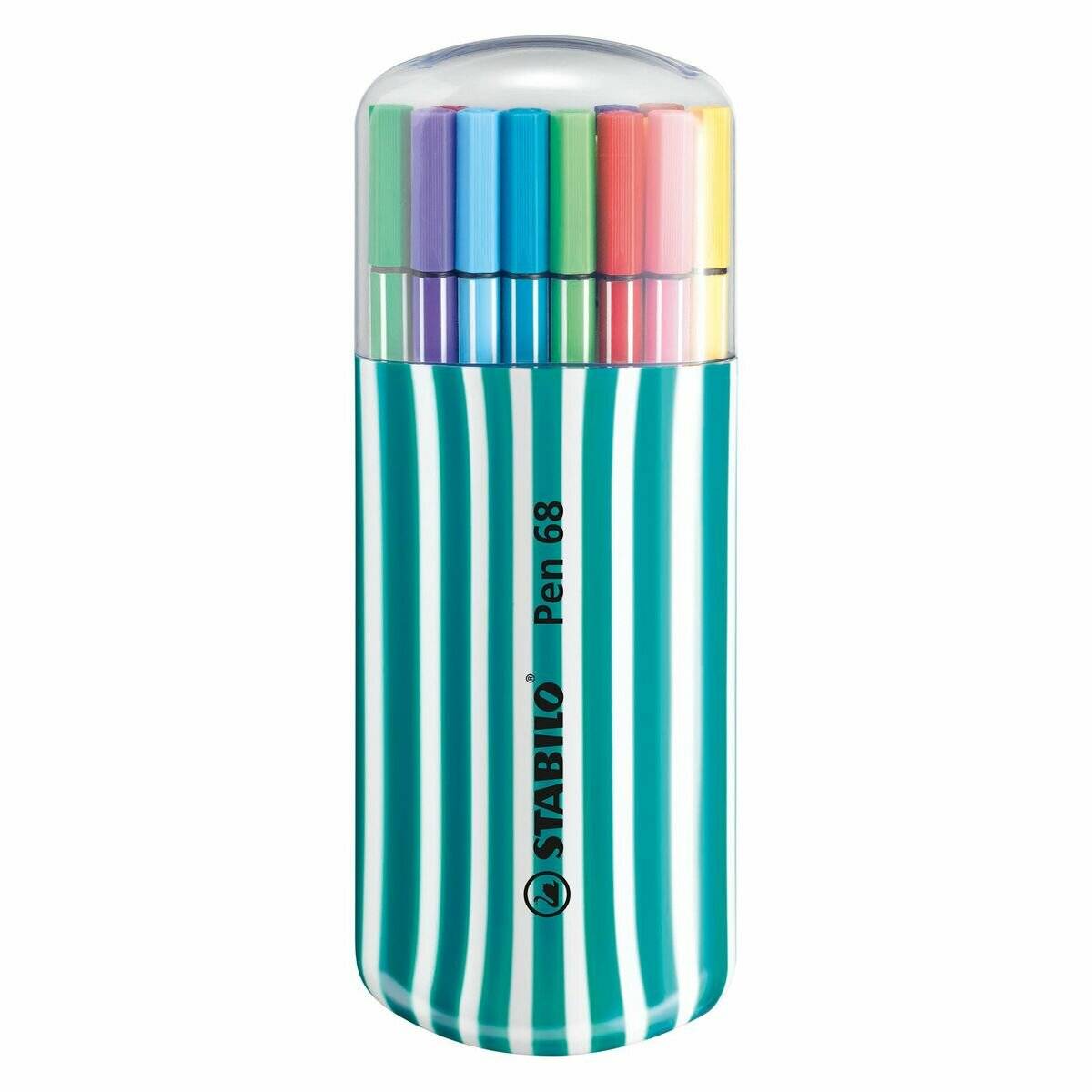 20 STABILO Pen 68 Zebrui Filzstifte farbsortiert