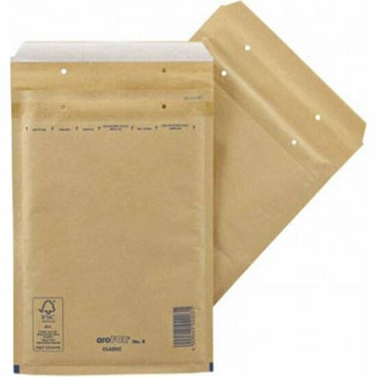100 aroFOL® CLASSIC Luftpolstertaschen braun