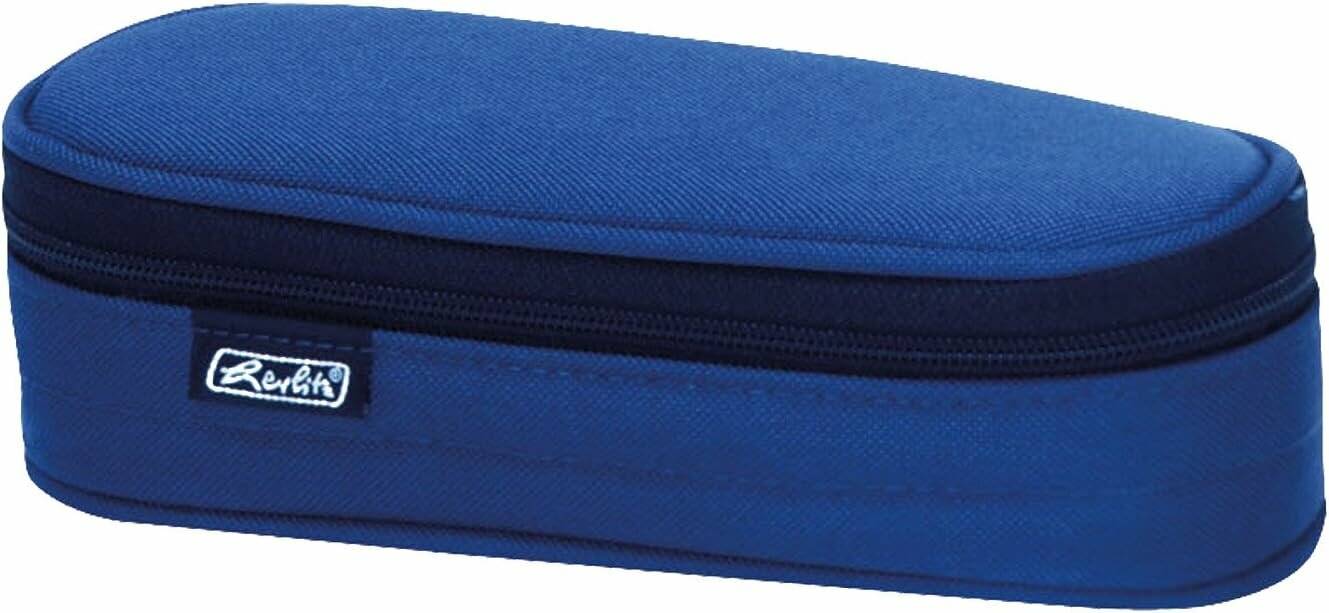 herlitz Schlampermäppchen blau, 21,5 x 9,0 cm