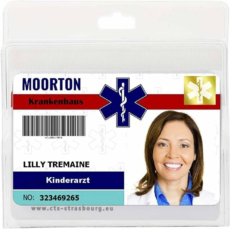 10 tarifold Namensschilder 9,0 x 6,0 cm