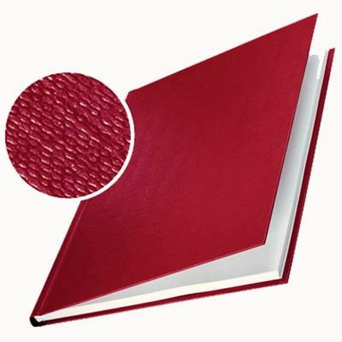10 LEITZ Buchbindemappen rot für 15 - 35 Blatt