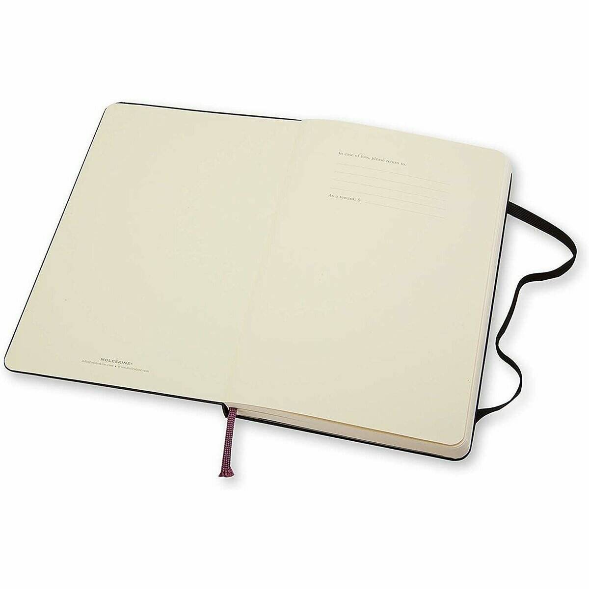 MOLESKINE Notizbuch Classic Collection fester Einband ca. DIN A5 blanko, schwarz Hardcover 240 Seiten