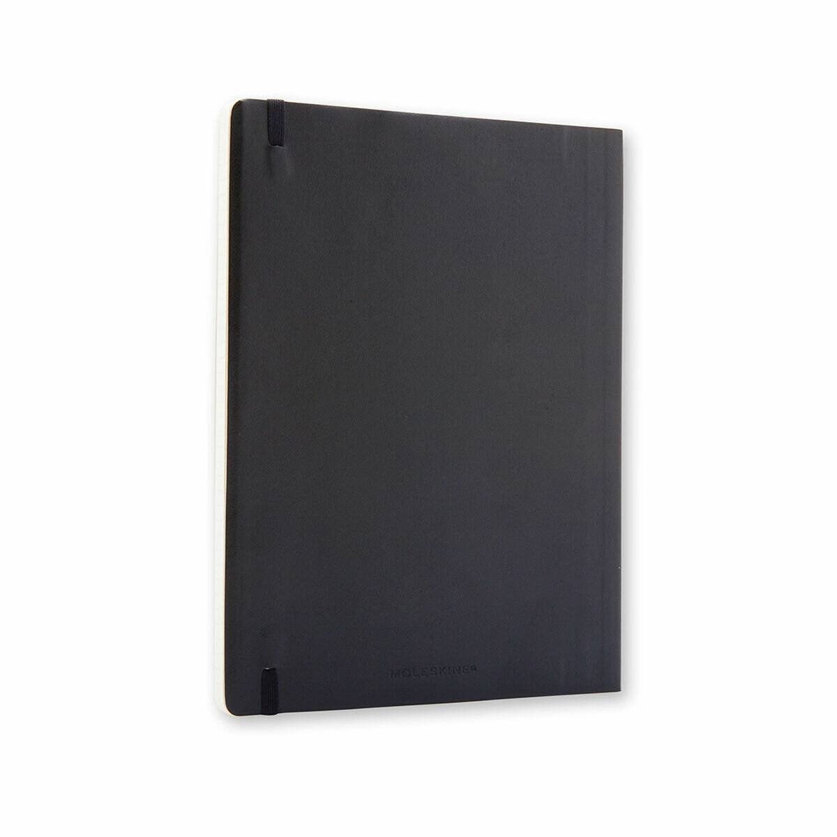 MOLESKINE Notizbuch Classic Collection flexibler Einband ca. DIN A4 liniert, schwarz Softcover 192 Seiten