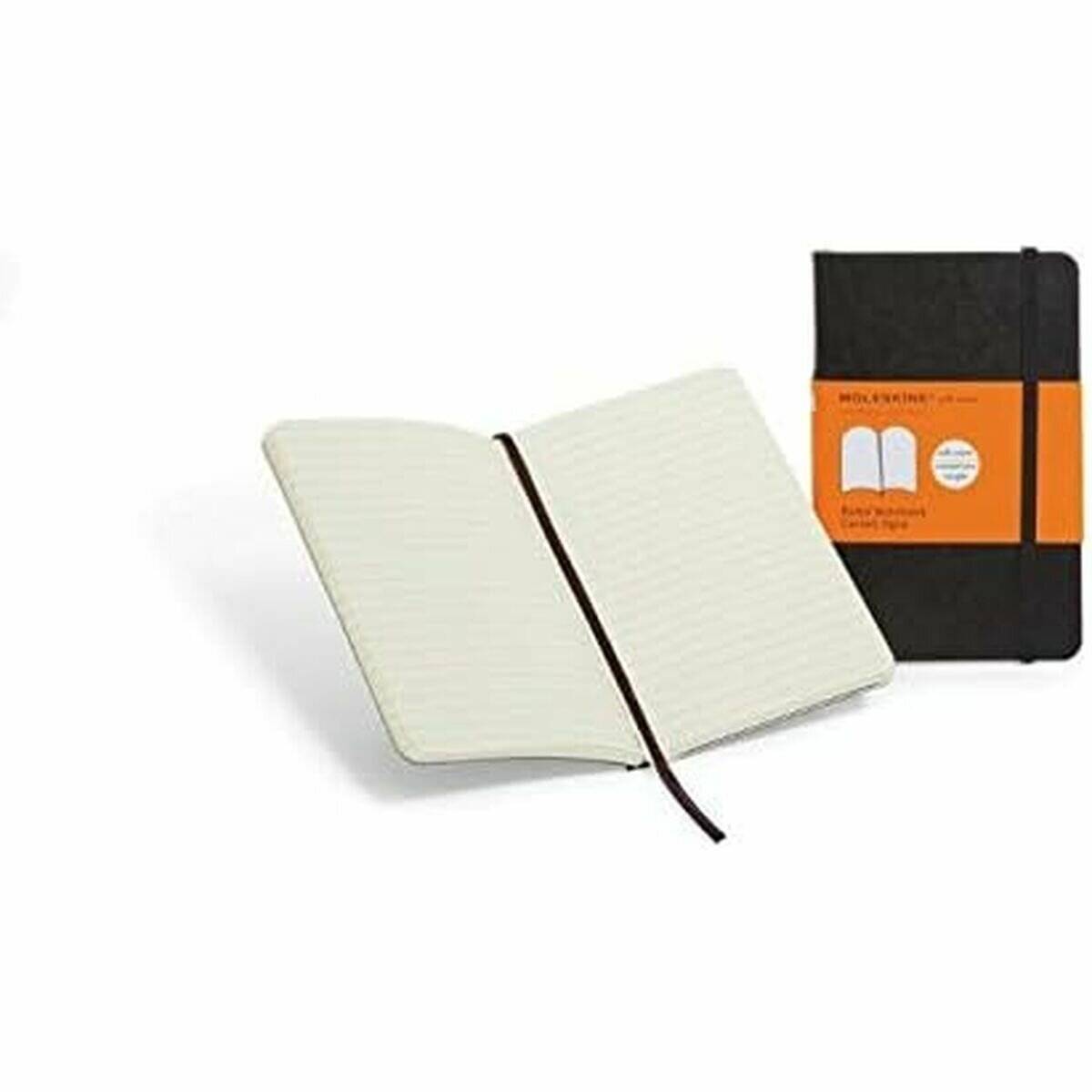 MOLESKINE Notizbuch Classic Collection flexibler Einband ca. DIN A4 liniert, schwarz Softcover 192 Seiten