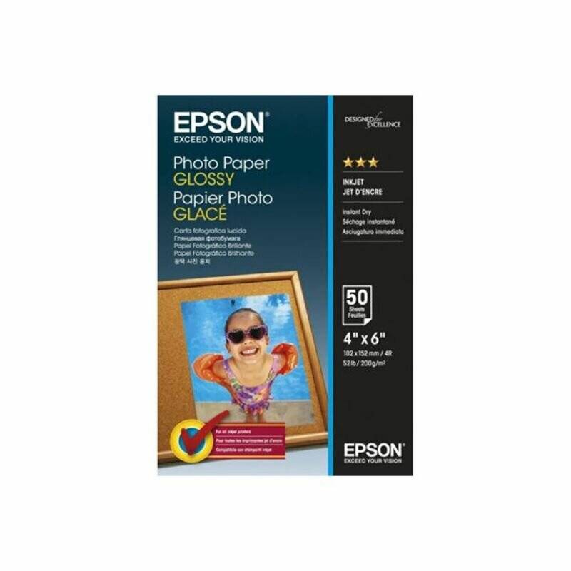EPSON Fotopapier S042547 10,0 x 15,0 cm glänzend 200 g/qm 50 Blatt