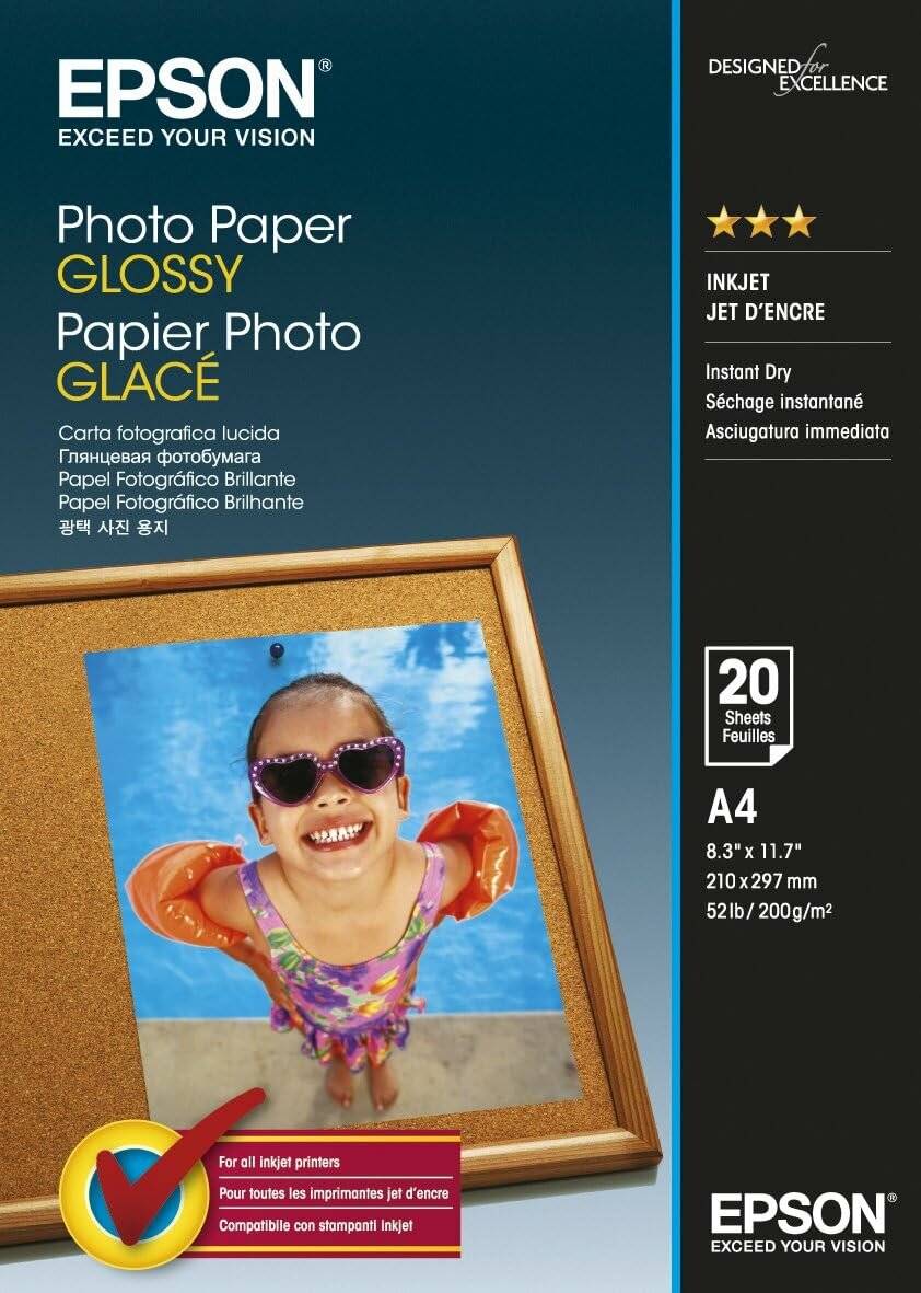 EPSON Fotopapier S042538 DIN A4 glänzend 200 g/qm 20 Blatt