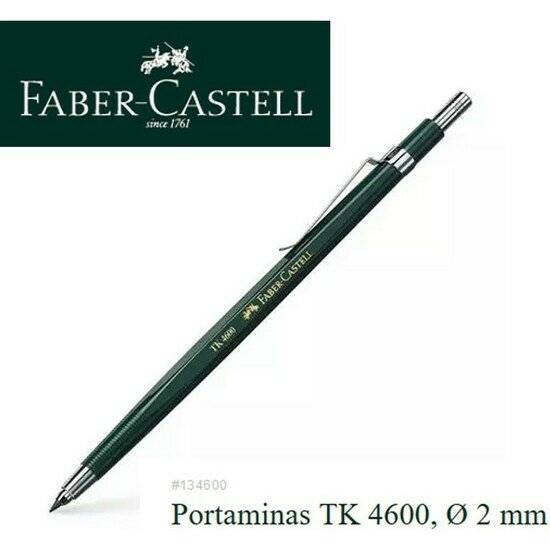 FABER-CASTELL TK® 4600 Fallminenstift grün HB 2,0 mm