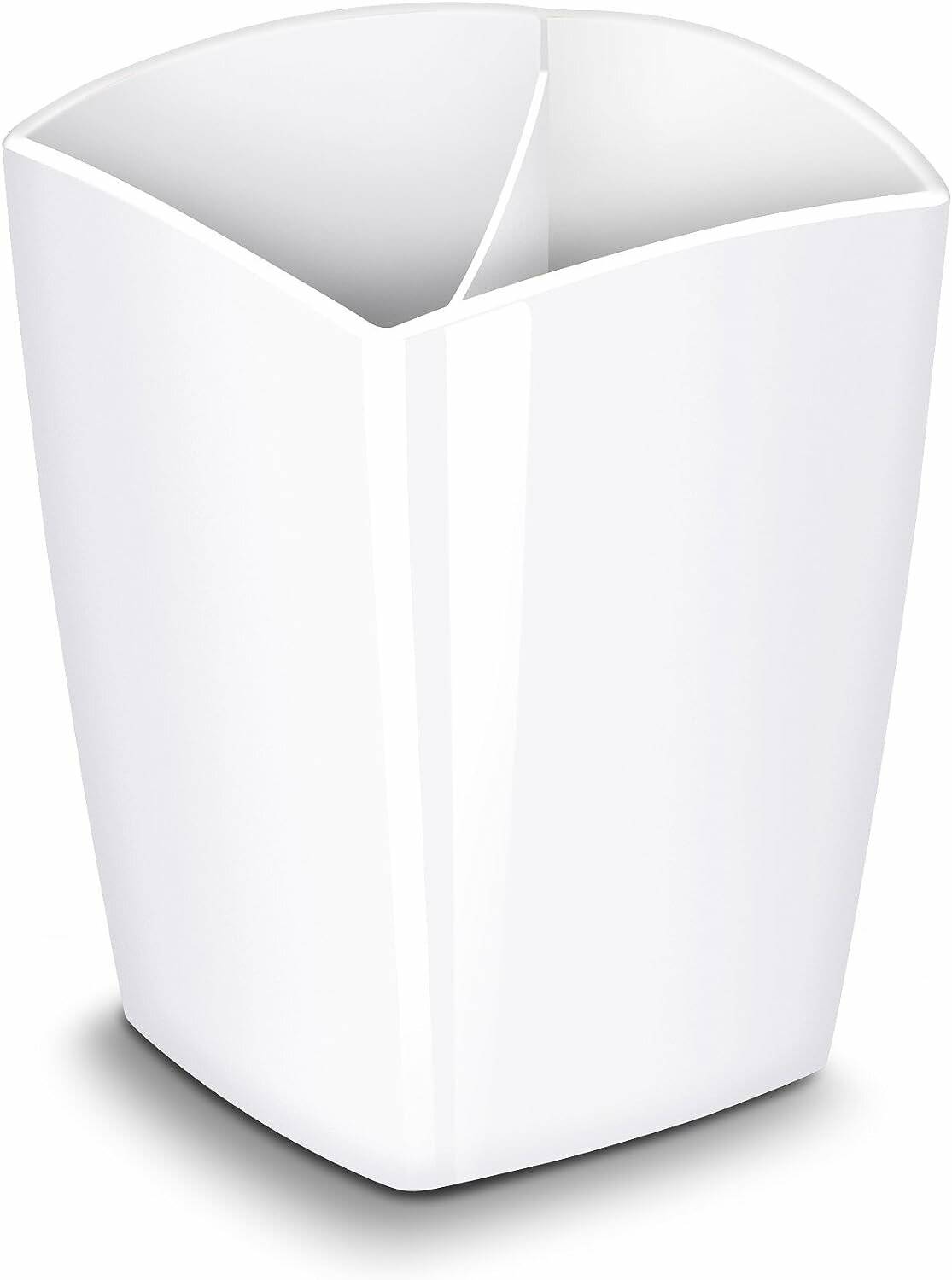 cep magnetischer Stiftehalter weiß Polystyrol 2 Fächer 7,8 x 7,4 x 9,5 cm