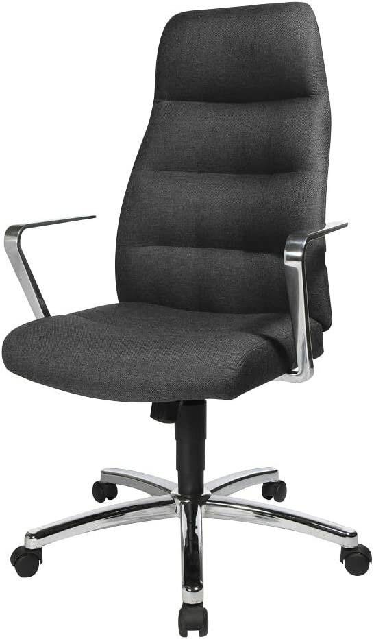Topstar Chefsessel Chairman® 70, NC79R DC2 anthrazit, chrom Stoff