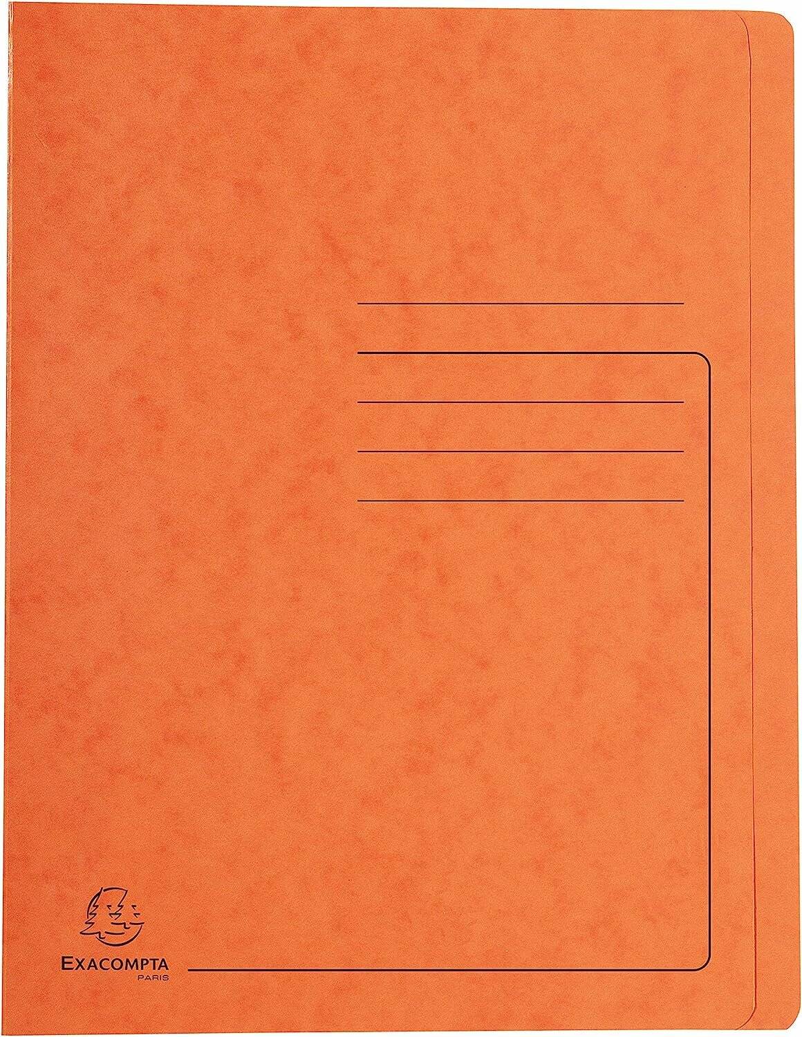 25 Exacompta Schnellhefter Karton orange DIN A4