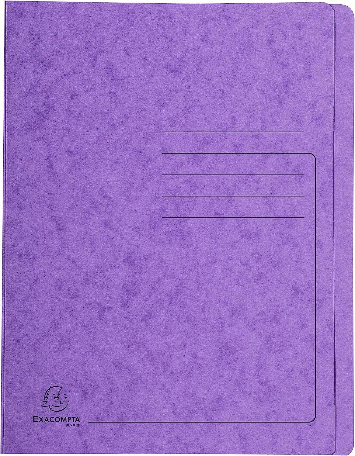 25 Exacompta Schnellhefter Karton violett DIN A4