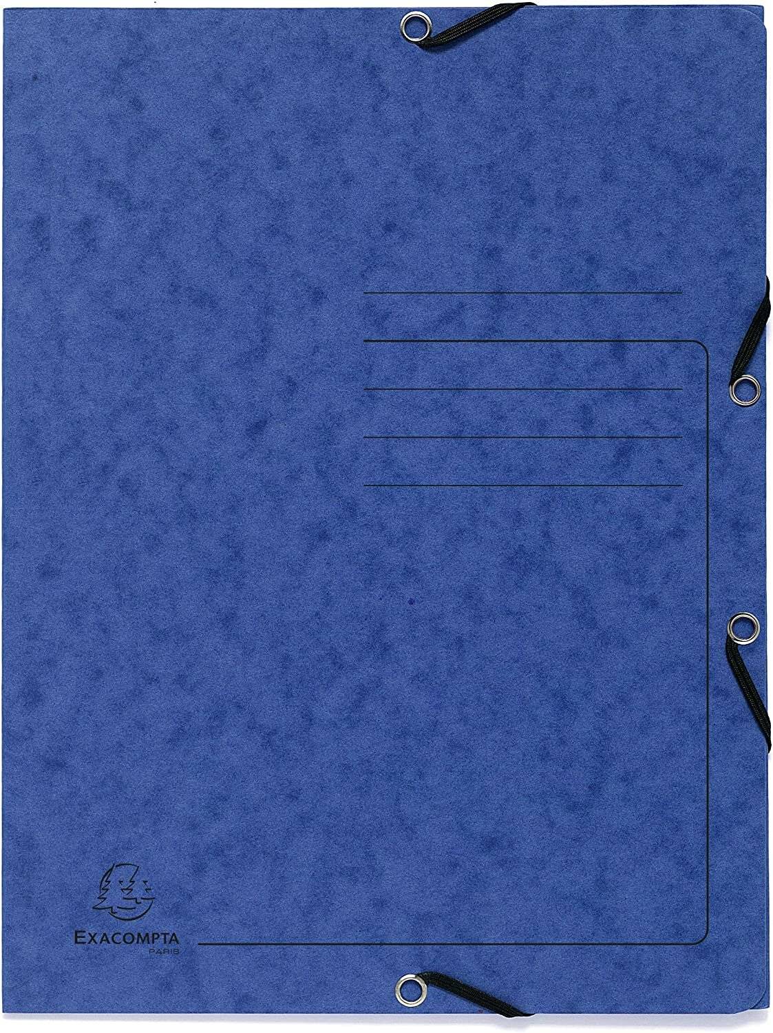 25 Exacompta Eckspanner DIN A4 blau