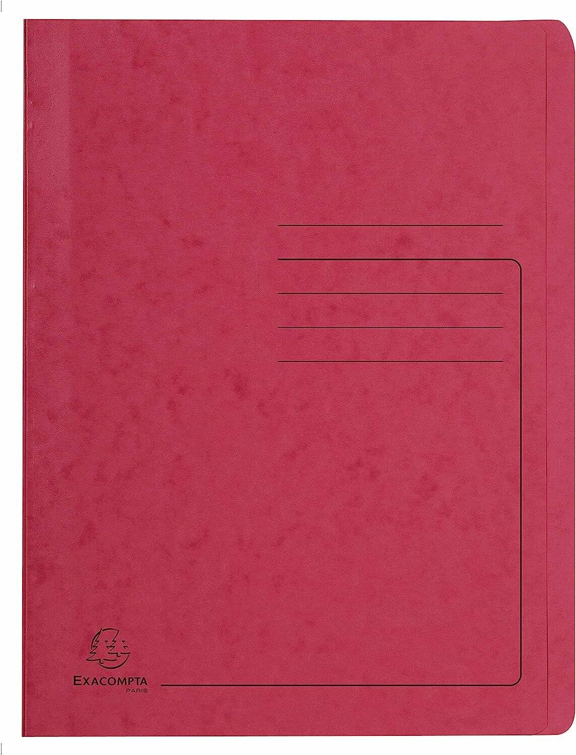 25 Exacompta Schnellhefter Karton rot DIN A4
