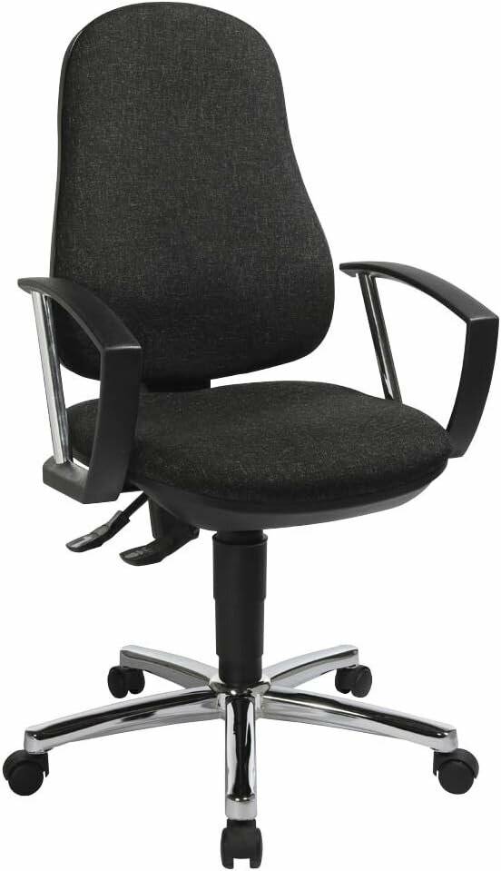 Topstar Bürostuhl Support® P Deluxe, 8179AG22 anthrazit, chrom Stoff