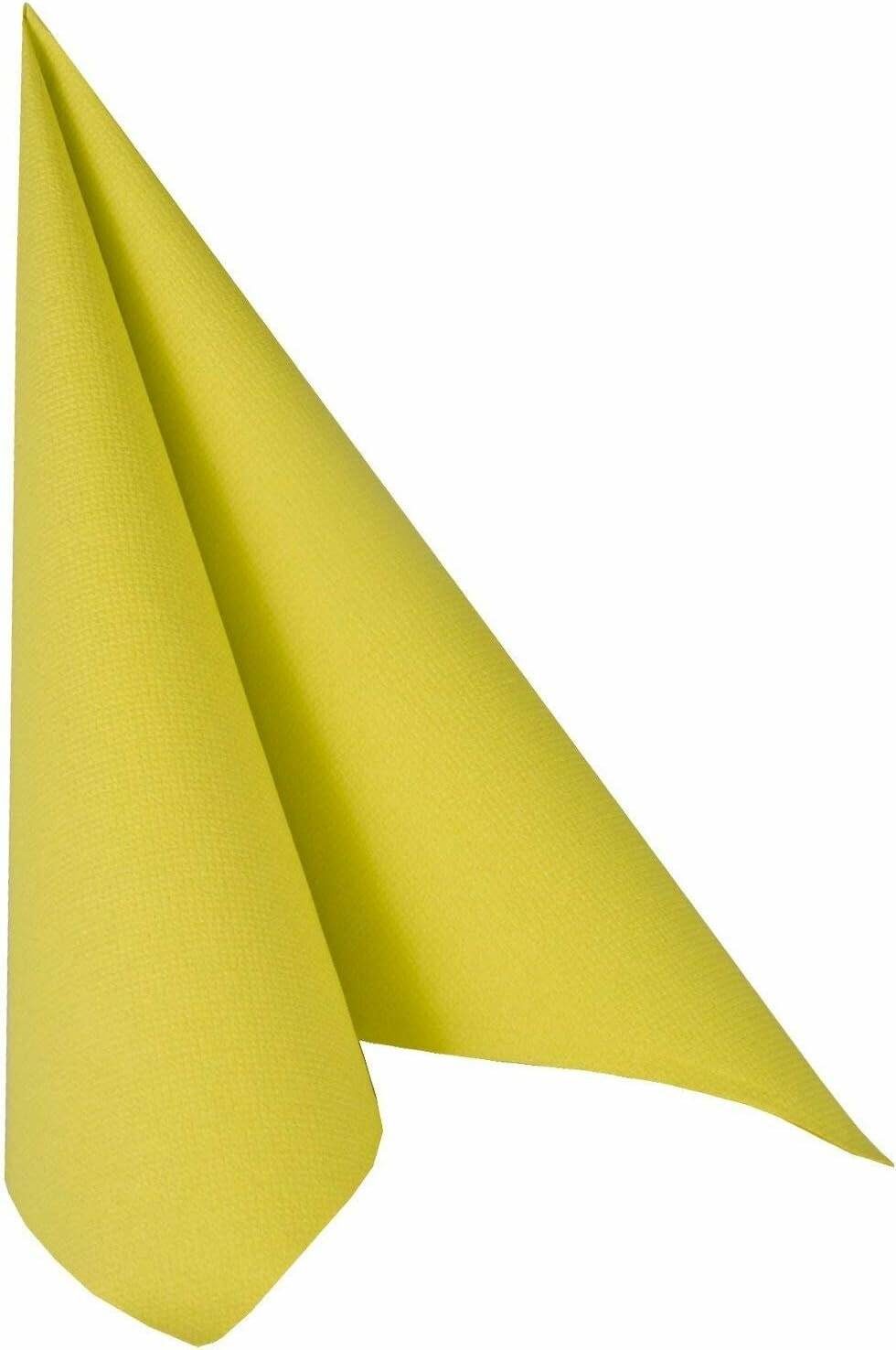 50 PAPSTAR Servietten limonengrün 1-lagig 20,0 x20,0 cm