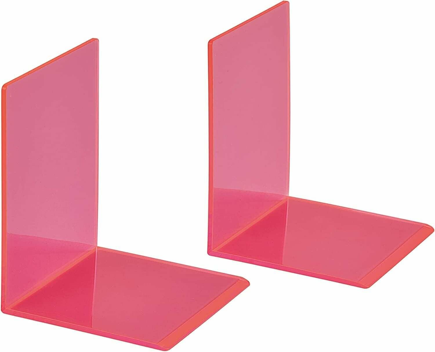 2 MAUL Buchstützen pink 10,0 x 10,0 x 13,0 cm