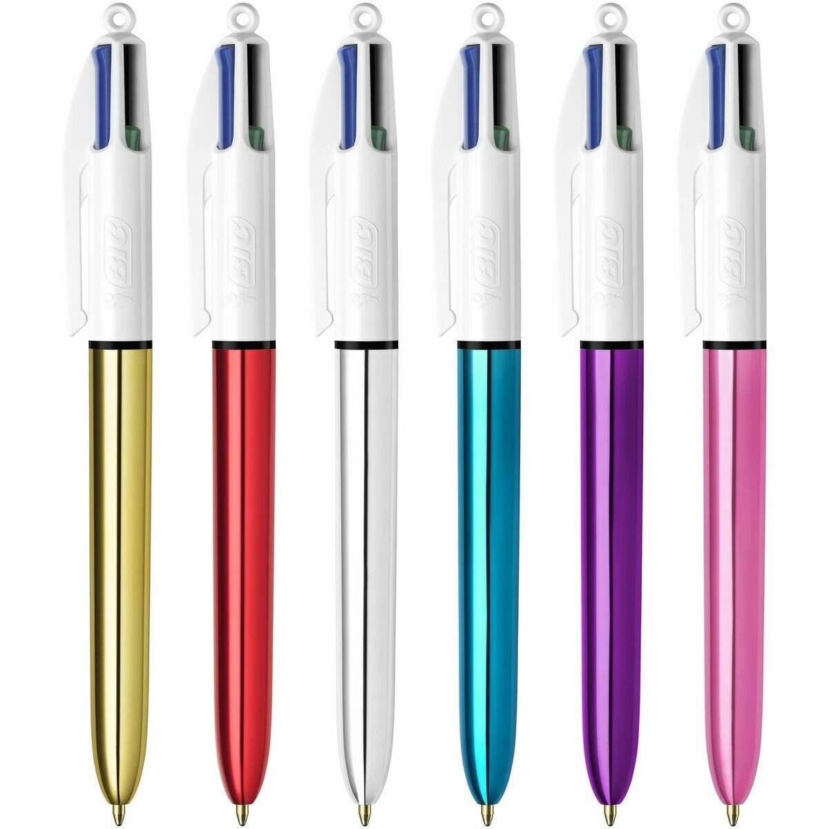 12 BIC 4-Farben-Kugelschreiber 4 Colours