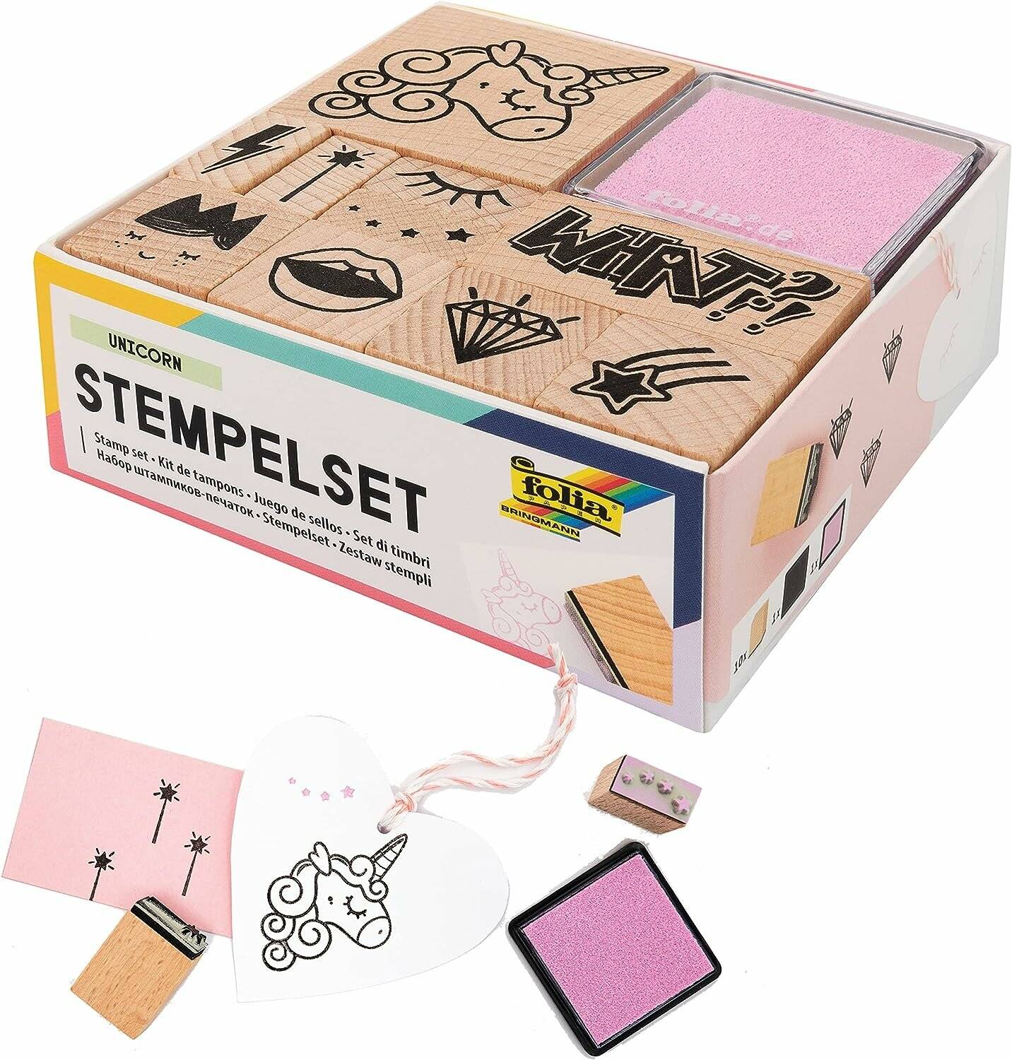 folia Motivstempel-Set UNICORN