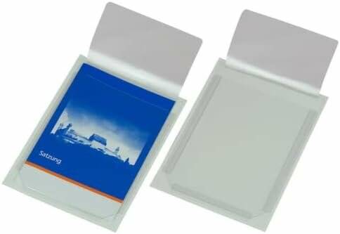10 EICHNER Dokumentenhüllen selbstklebend transparent