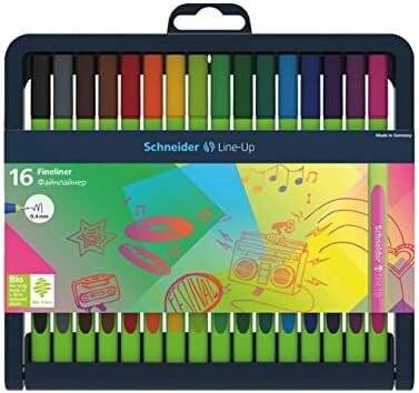 16 Schneider Line-Up Fineliner farbsortiert 0,4 mm