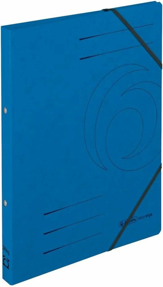 herlitz Ringmappe easy orga blau