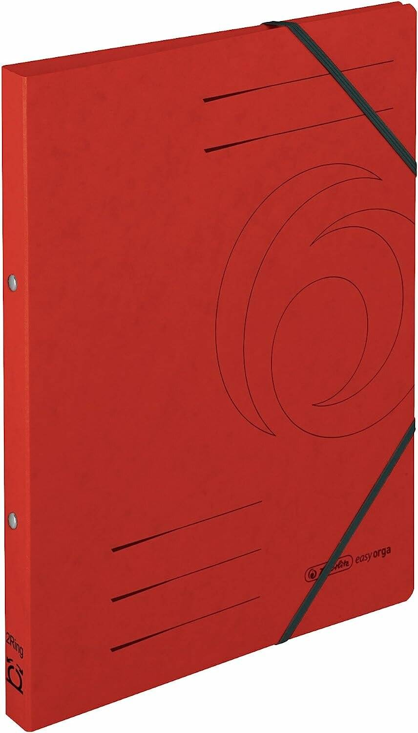 herlitz Ringmappe easy orga rot