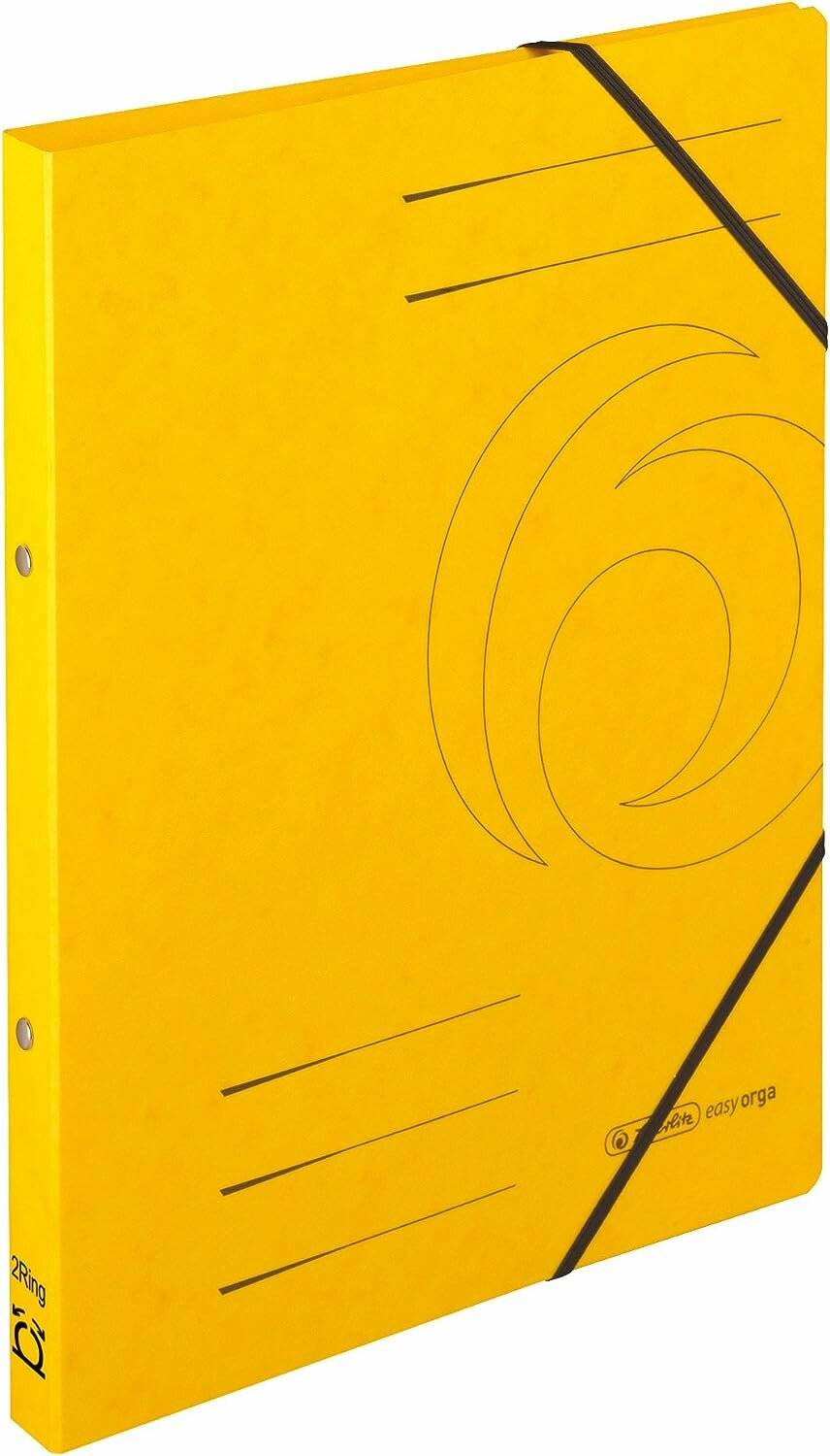 herlitz Ringmappe easy orga gelb