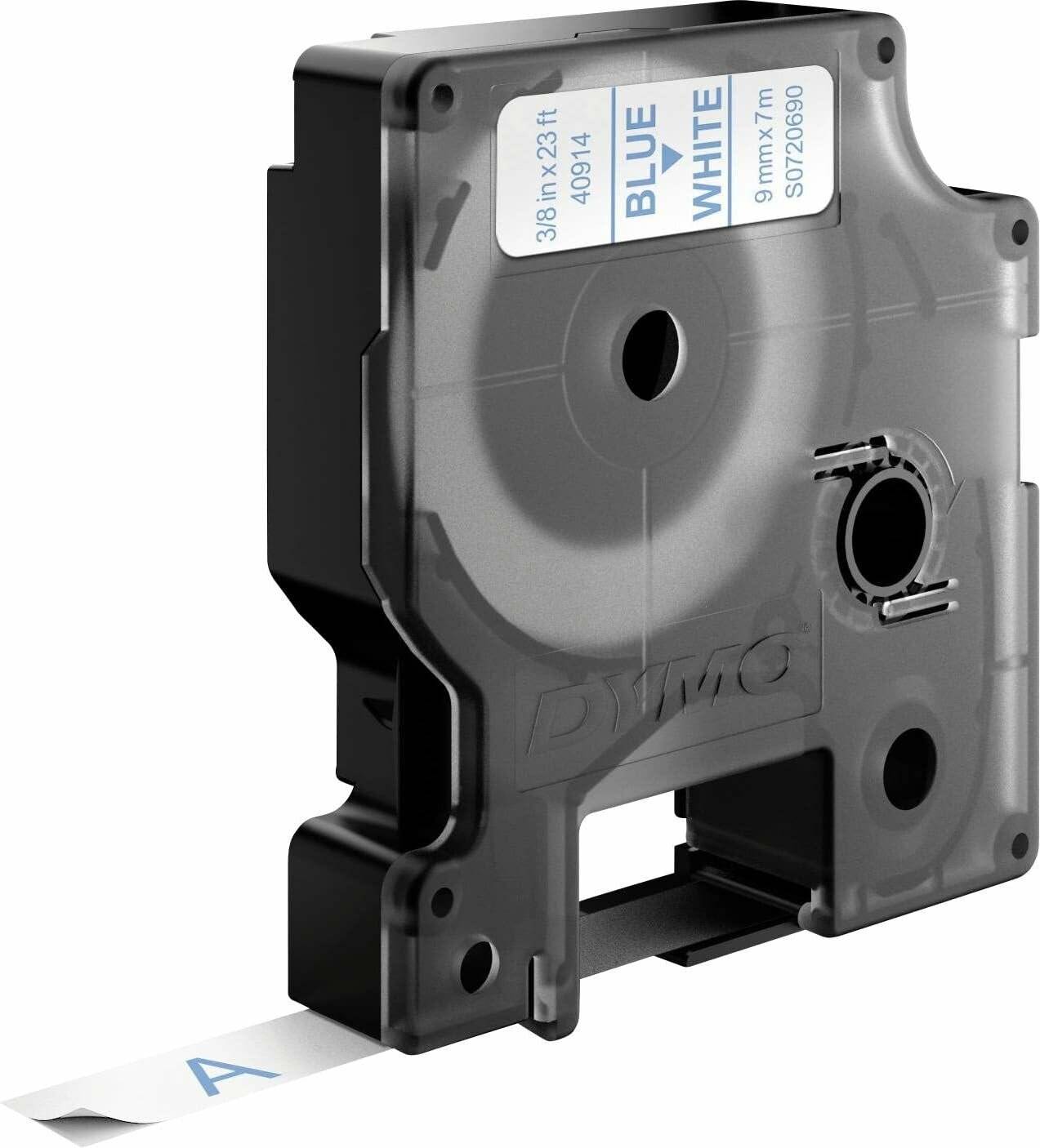 DYMO Schriftband D1 40914 S0720690, 9 mm blau auf weiß