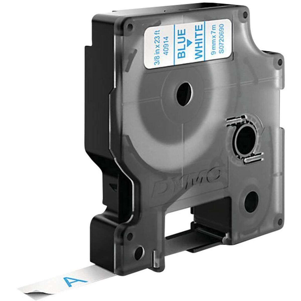 DYMO Schriftband D1 40914 S0720690, 9 mm blau auf weiß