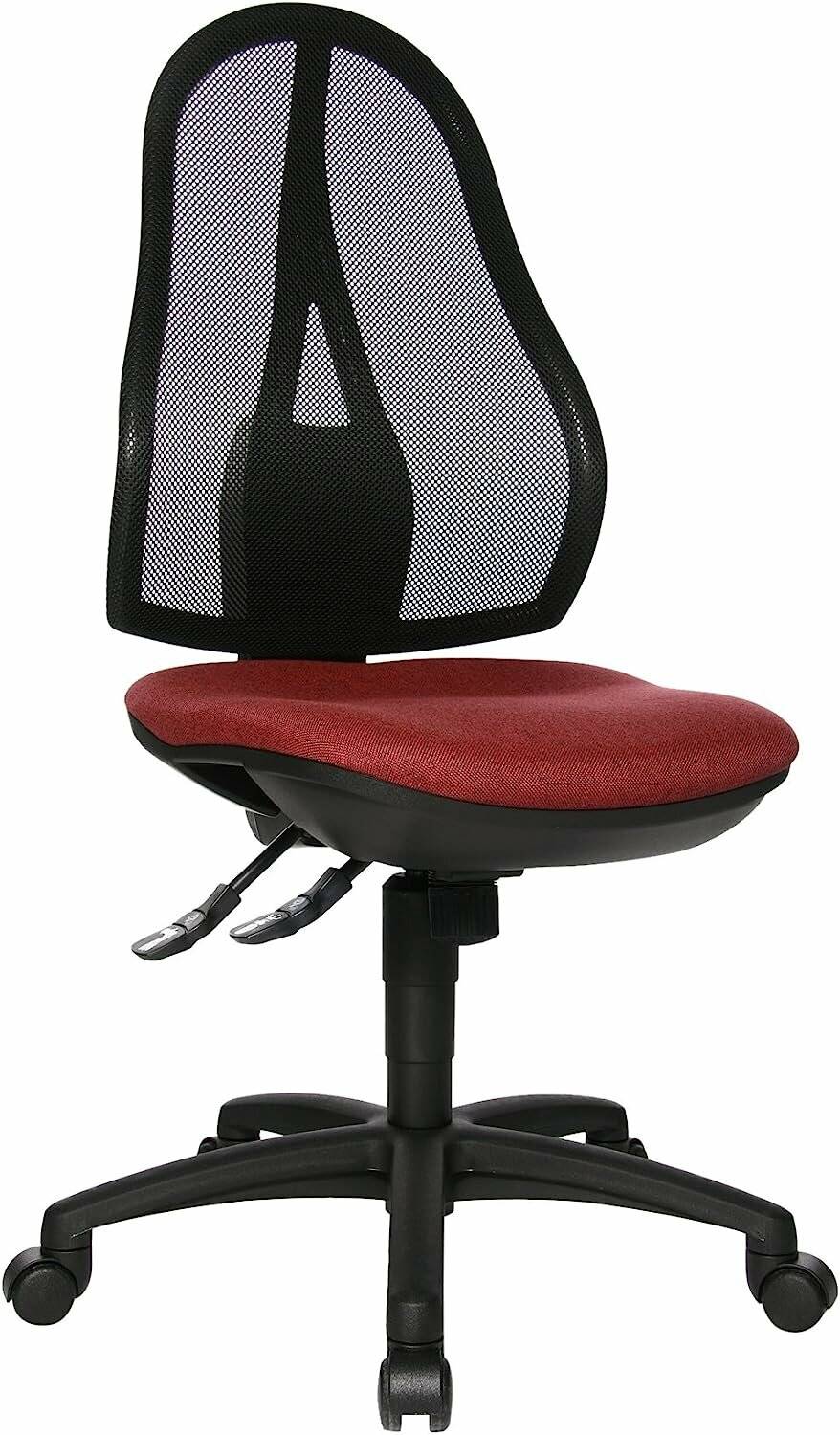 Topstar Bürostuhl Open Point SY, OP200G27 bordeaux, schwarz Stoff