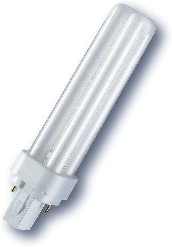 OSRAM Kompaktleuchtstofflampe DULUX D G24 d-2 18 W matt